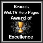 Bruces' WebTV Award